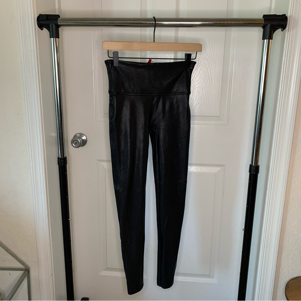 SPANX faux leather leggings